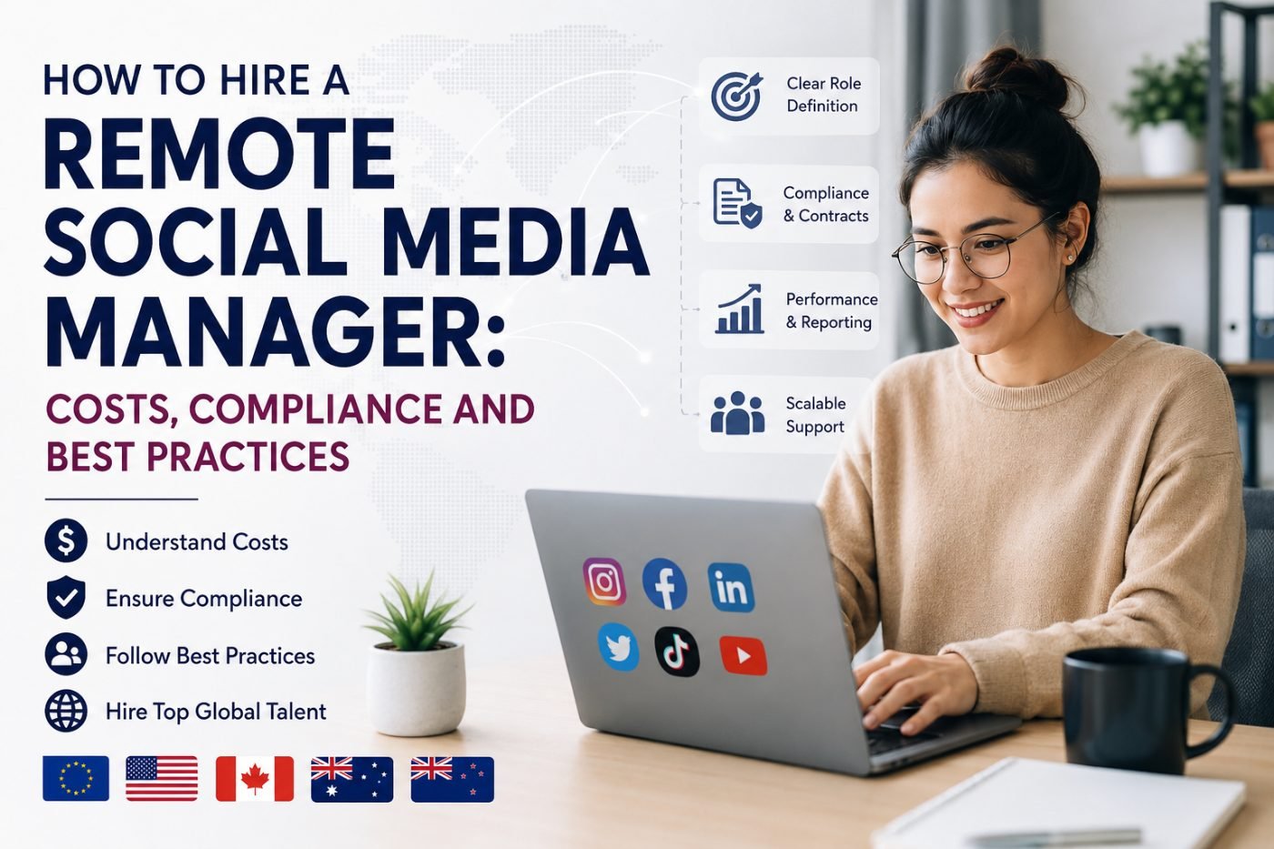 How to Hire a Remote Social Media Manager: Costs, Compliance and Best Practices